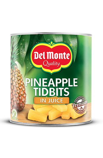 Pineapple tidbits in juice